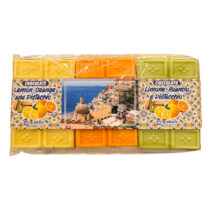 Chocolat blanc au citron, à l'orange et à la pistache