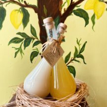 Liqueur de citron "Limoncello" et Crème de liqueur au limoncello duo
