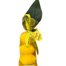 Lemon shaped soaps A/3 with Leaf