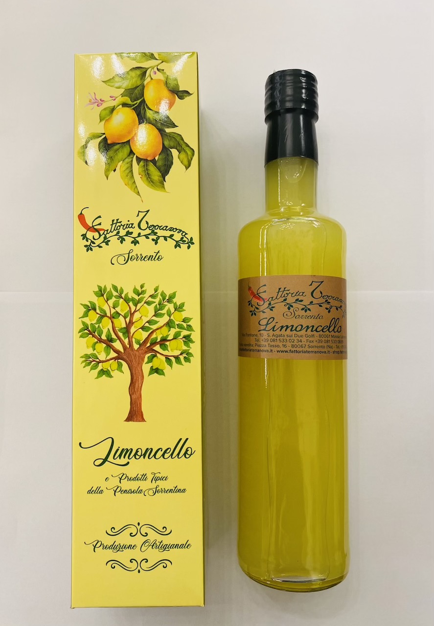 Lemon liqueur “Limoncello” Gift box – Fattoria Terranova Shop