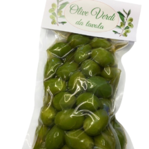 Green olives in brine