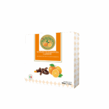 Dark chocolate-dipped candied orange & lemon peels